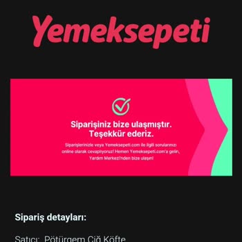 Yemeksepeti Çevrimiçi Sipariş Platformunda Yaşanan Ödeme Sorunu