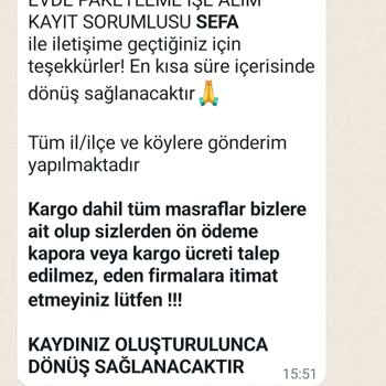 Ersağ Paketleme Önlem Güvenlik Önlemi
