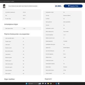 Vatan Bilgisayar Philips EP544/90 Kahve Makinesi Kullanılmış Olarak Geldi