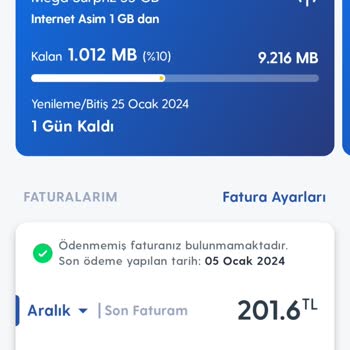Aşımsız Olarak Aldığım Turkcell Hattım 9' Kere Aşıldı