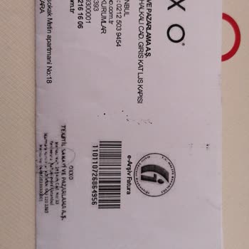 Oxxo Boş Kutu Yolladı.