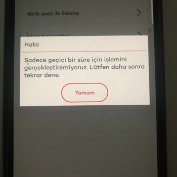 Akbank Huawei Watch 3 Uygulama Hatası