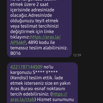 Aras Kargo Kargo Teslimat Sürecinde Yaşanan Sorunlar