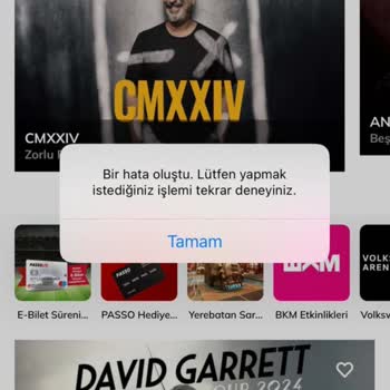 Passolig Uygulamasına Giriş Yapamıyorum