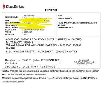 Amazon Prime Hesabımdan İzinsiz Para Çekiyor!