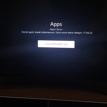 LG Nanocell TV Uygulama Güncelleme Sorunu