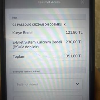 Passolig Kurye Ücreti. Kart Ücretini Geçtik. Bu Kadar Olmaz