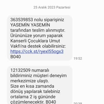 ÇiçekSepeti Çiçek Sepetinde Başkasının Siparişimde Numaramın Gözükmesi