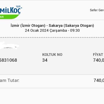 Kamil Koç Otobüsten Bilet Aldım Beni Almadan Gittiler
