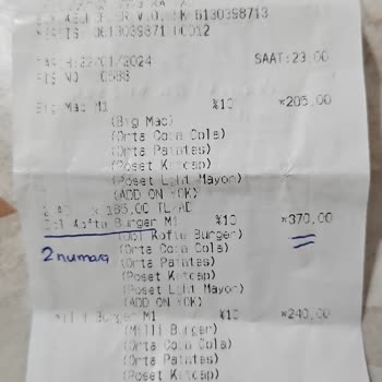 McDonald's'dan Şikayetim Var