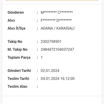 Madame Coco Eksik Ürün Sorunu