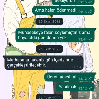 YKMkitap Ücretimin Geri Ödenmesi