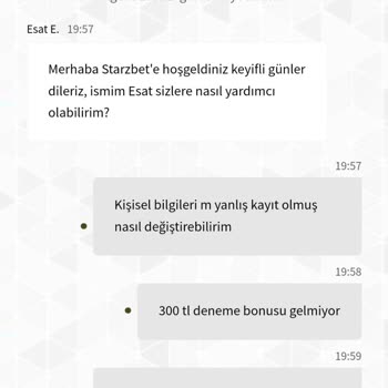 Starzbet Yatırım Bonusu Müşteri Hizmetleri