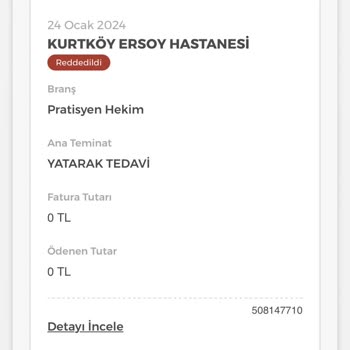 Ersoy Hastanesi Özel Sigorta Mağduriyeti Ve Hastane İlgisizliği