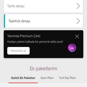 Vodafone Da Tarife Değişikliği