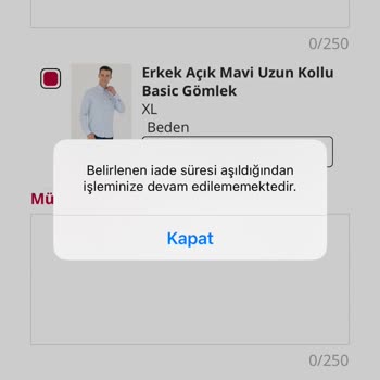 U.S. Polo Assn. İade Süresi Hatası Ve Mağduriyeti