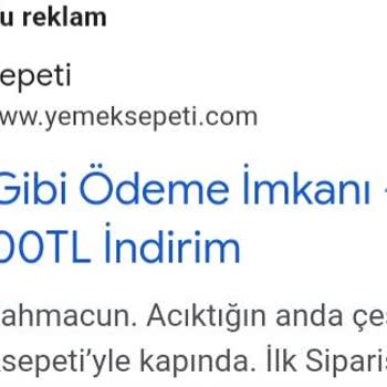 Yemeksepeti İnsanları Asılsız Taahhütlerle Yanıltıyorsunuz.