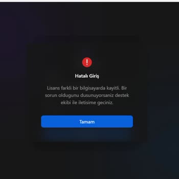 EzGlobal Bilgisayar Lisans Aktivasyon Sorunu