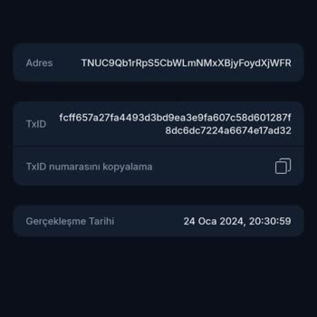 Fastex Wallet Trx Yatırımı Hesaba Geçilmedi.