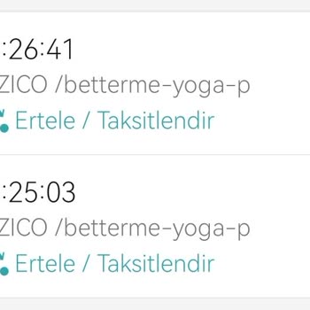 Betterme İzinsiz İşlem Yapma, Para İadesi İstiyorum