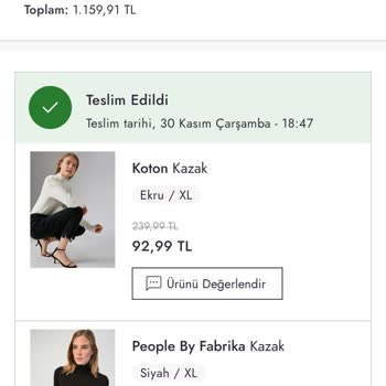 Boyner Parasını Ödediğim Ürünümü Göndermiyor