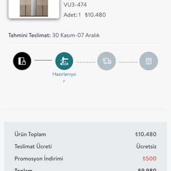 Vivense Ürünümü Teslim Etmiyor