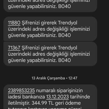 Trendyol İade Para Yatmaması
