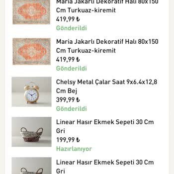 English Home Online Alışveriş Hatası