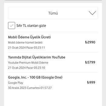 Vodafone Youtube Premium Üyelik Aldım Kullanamıyorum