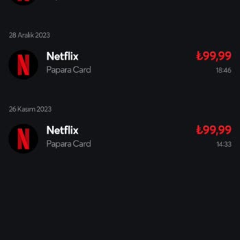 Papara Netflix Ödeme Geri Alma