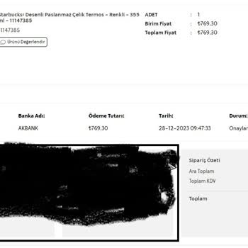Starbucks Online Siparişte İndirim Uygulanmaması Ve Müşteri Hizmetleri Sorunu