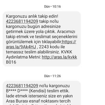 Aras Kargo Kargomu Bakkala Teslim Etmiş Ve Bunu Savunmaya Devam Ediyor