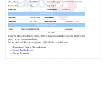 Aras Kargo Kargomu Bakkala Teslim Etmiş Ve Bunu Savunmaya Devam Ediyor