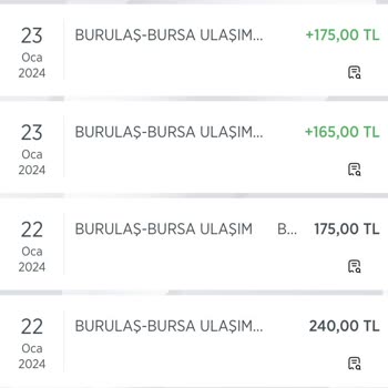 BURULAŞ İptal Bilet İadesi Eksik