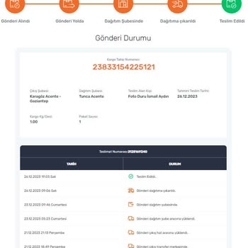 İlgisiz Ve Anlayışsız Sürat Kargo