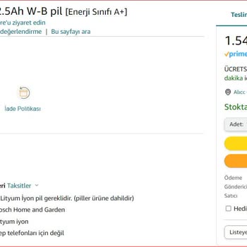 Amazon Tarafından Kargoya Verilmeyen Ürün