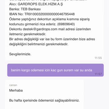 Gardrops Ürünümü Kaçırdı Olayın Çözülsün