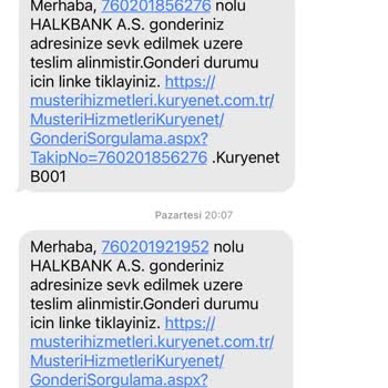 Halkbank Kredi Kartım Kuryenet Aracılığıyla Bana Hala Teslim Edilmedi