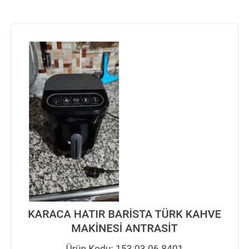 Karaca Hatır Barışta Kahve Makinesi