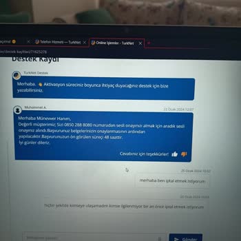 TurkNet Pişmanlıktır Müşteri Hizmetleri