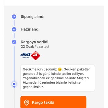 Aras Kargo Hepsiburada Üzerinden Satın Alınan Ürünün Kargo Macerası