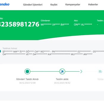 Sendeo Paketi Kaybeden Kargo Firması Sorumluluk Almıyor