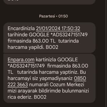 Enpara Güvenlik Zafiyeti Mağduriyeti