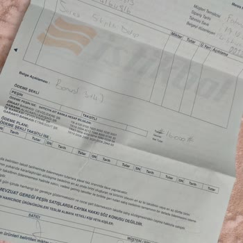 Etimesgut Cicekli İstikbal Ürünü Teslim Edememesi