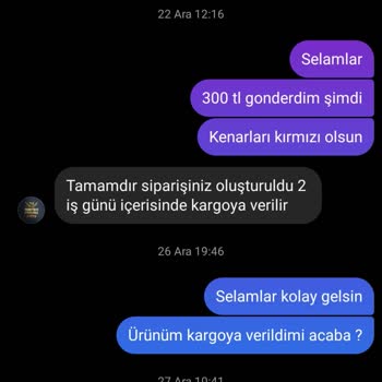 Torpidokorumastore Instagram Satış Sonrası Ürün Göndermemesi
