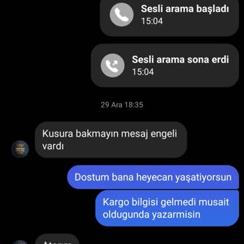 Torpidokorumastore Instagram Satış Sonrası Ürün Göndermemesi