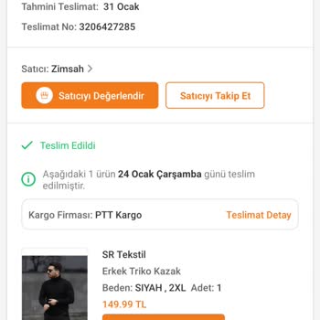 PTT Kargo Kargom Nerede Elime Ulaşmasını İstiyorum