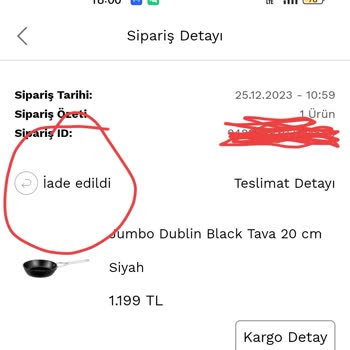 Jumbo Tava Siparişim Kayboldu!