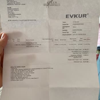 Evkur Alışveriş Mobilya Mağazasından Alınan Üründe Yaşanan Sağlık Sorunları