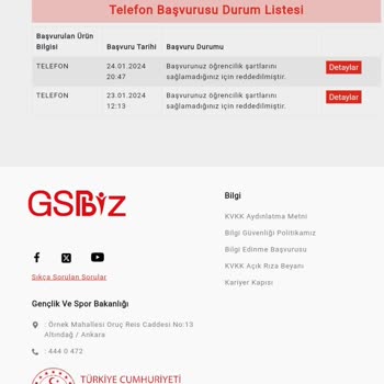 Gsb Vergisiz Telefon